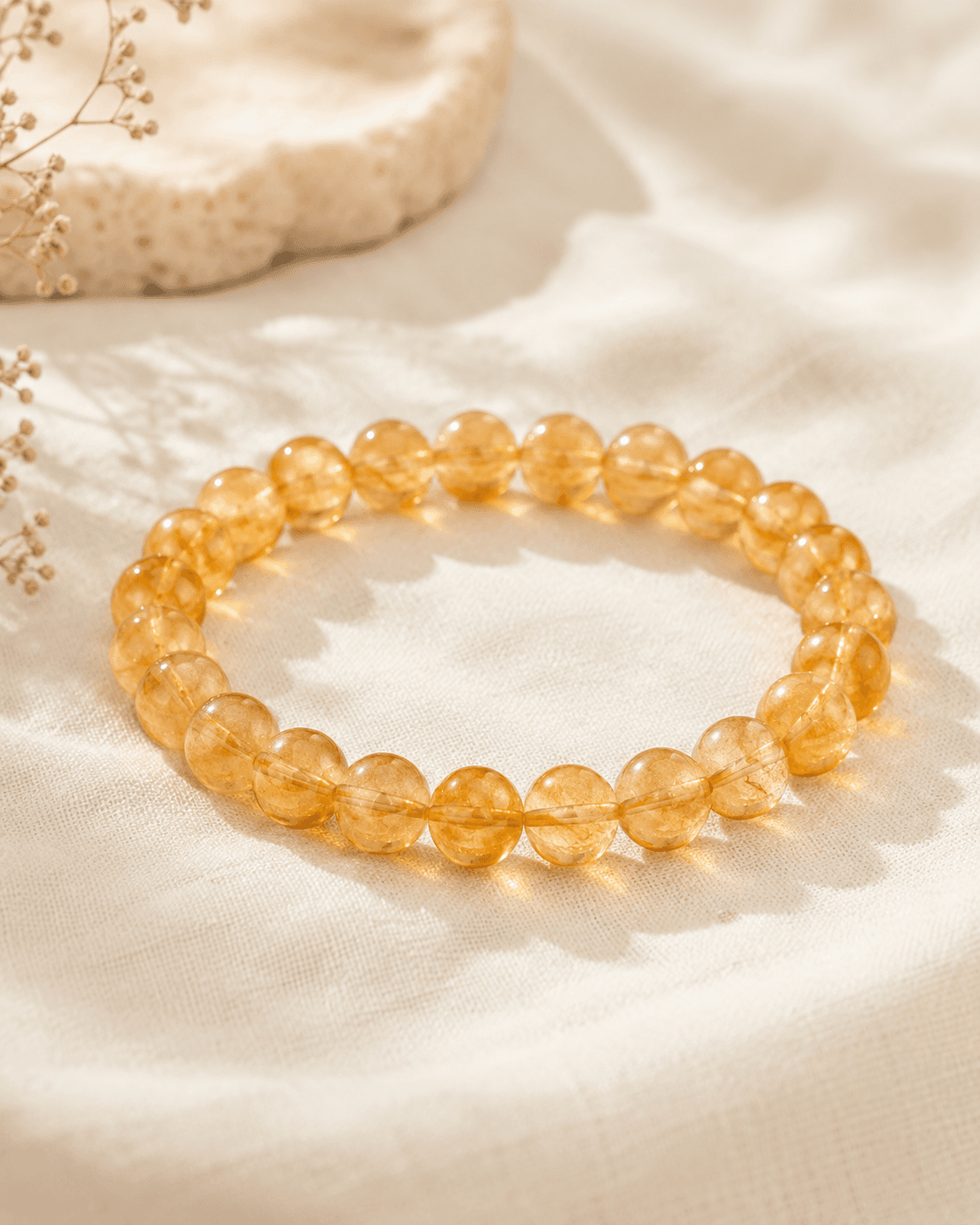 Citrine Abundance Bracelet, a symbolic offering from Mystic Sanctuary